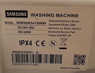Electroválvula Lavadora Samsung 9kg
