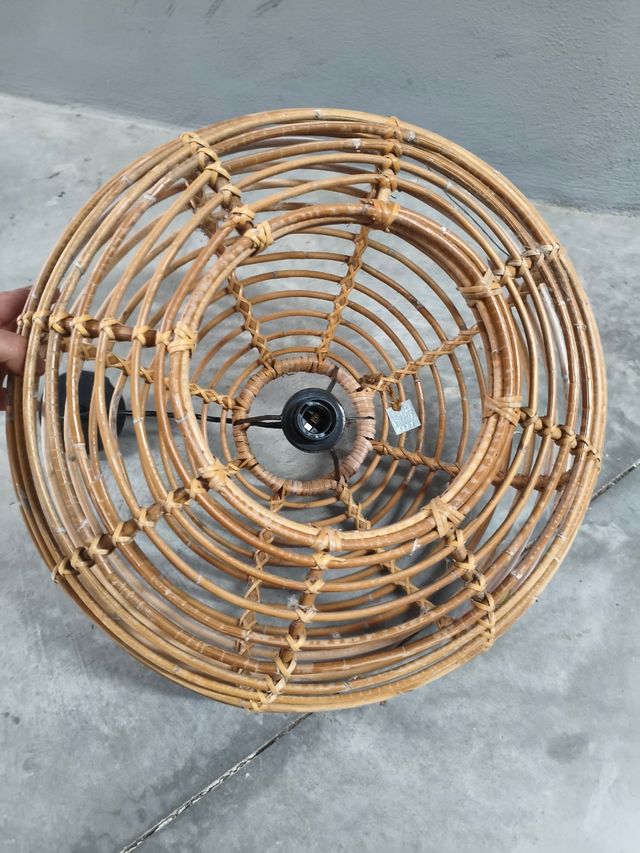 Lampada da soffitto Rattan Glob