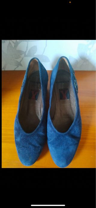 Zapatos Yanko azul marino