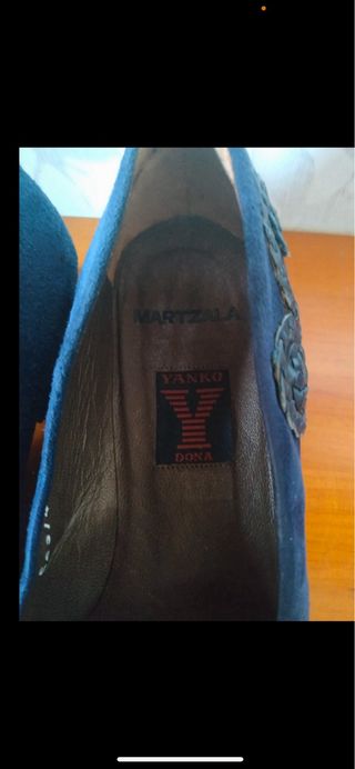 Zapatos Yanko azul marino