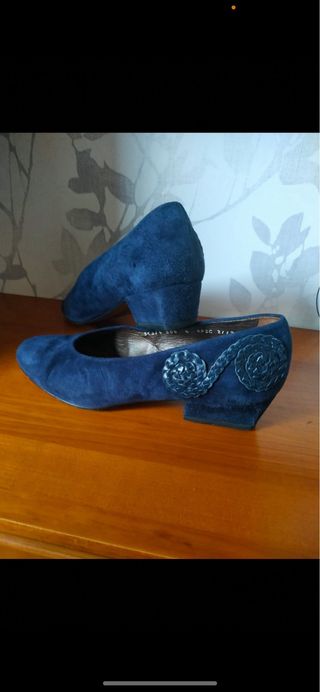Zapatos Yanko azul marino