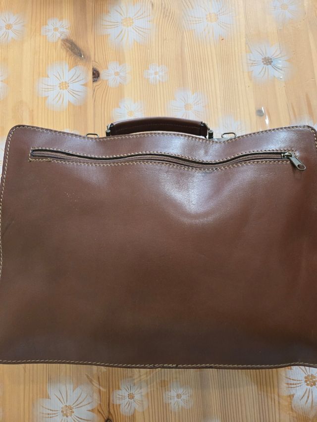 Borsa da lavoro  in cuoio marrone