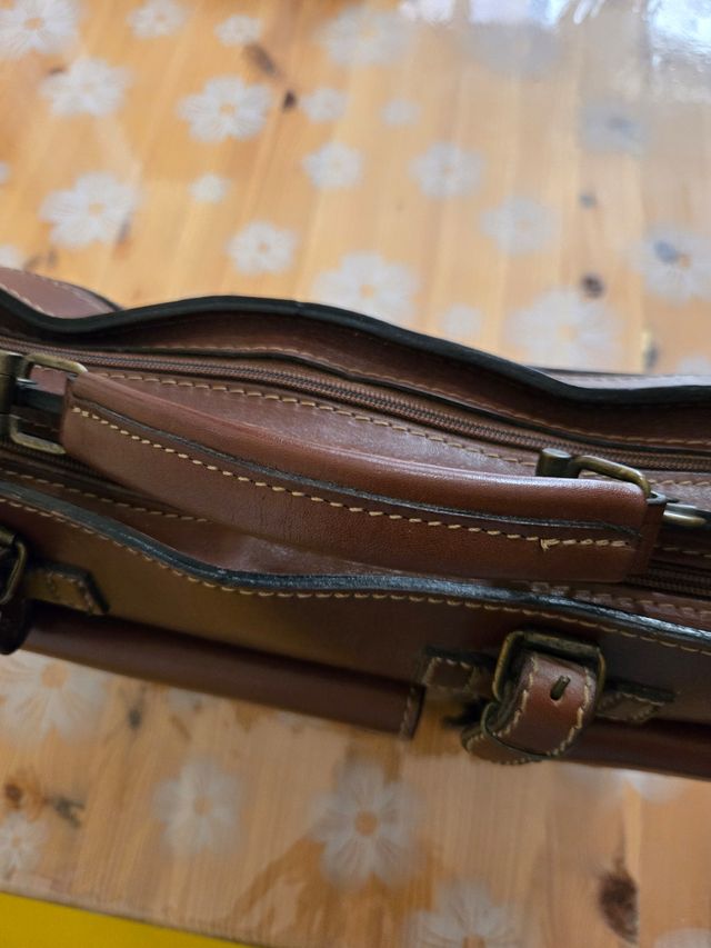 Borsa da lavoro  in cuoio marrone