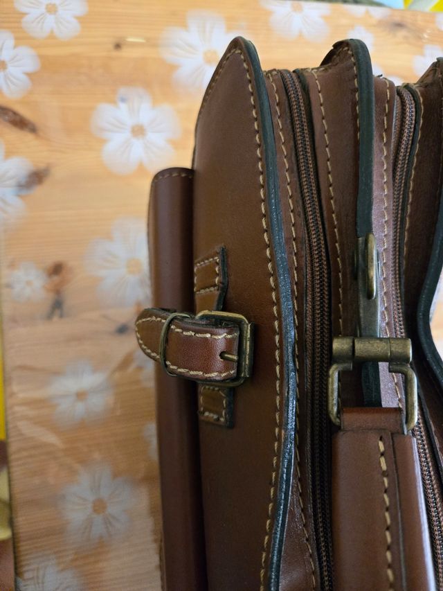 Borsa da lavoro  in cuoio marrone