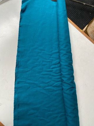 Tessuto Cotone Lino - Turchese