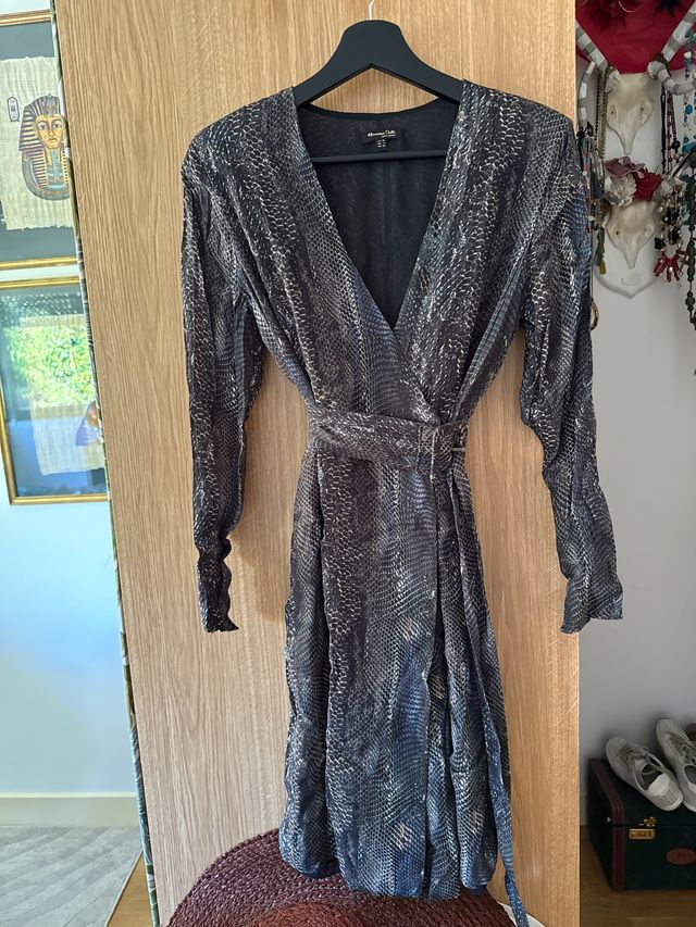 Vestido Massimo Dutti serpiente talla S