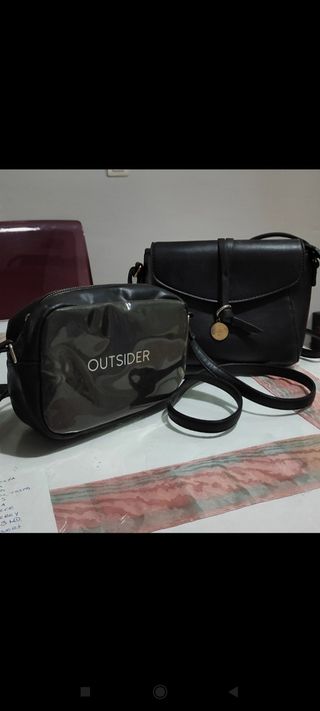 Lote de 2 bolsos negros - 5€ los dos