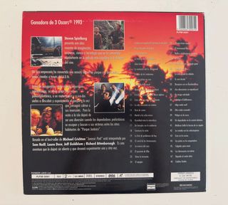 Película Laser Disc LD Jurassic Park