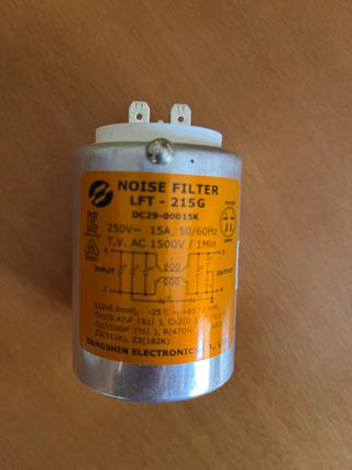 Condensador LFT-215G lavadora Samsung 9 kg