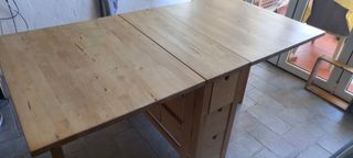 Mesa plegable Ikea madera maciza