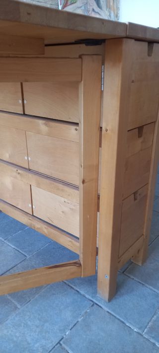 Mesa plegable Ikea madera maciza