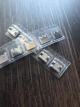 10 Conectores USB-C Hembra 6 Pines