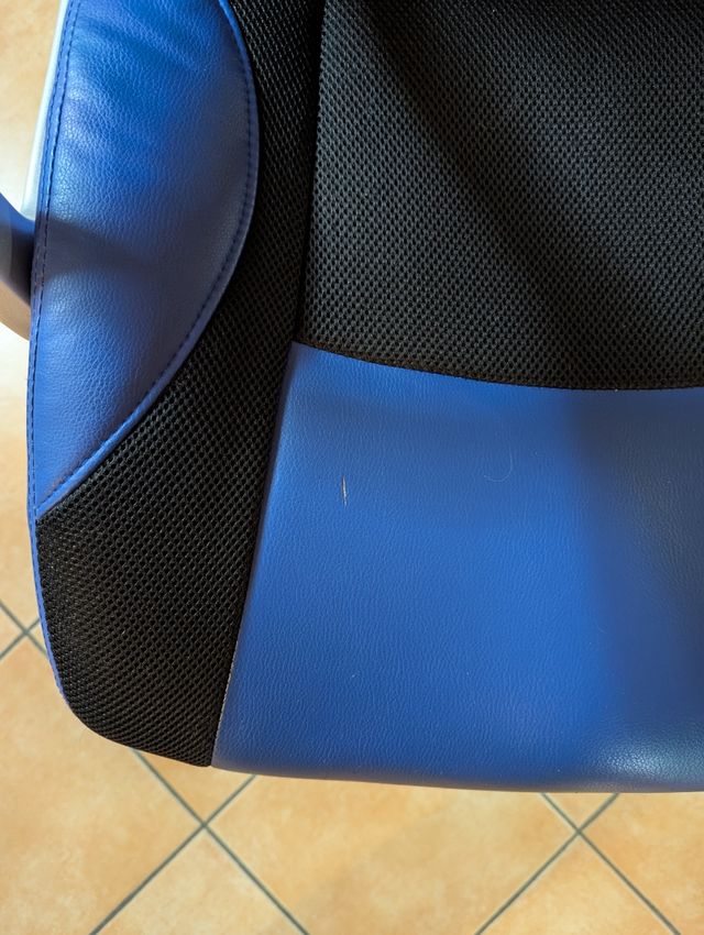 Sedia Gaming Sparco Blu/Nera