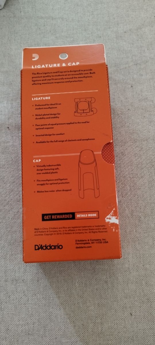 Legatura e Cappuccio Rico Sax Tenore/Baritono