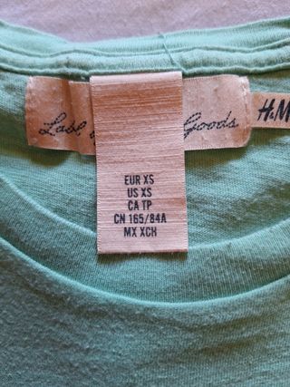 Maglietta verde H&M XS