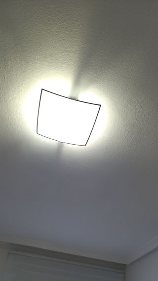 Lámpara techo moderna blanca incluye bombillas