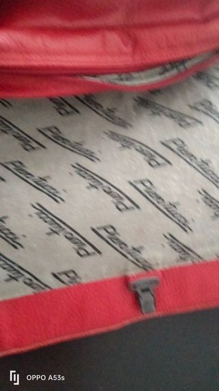 Bolso Piel Piero Tucci Rojo