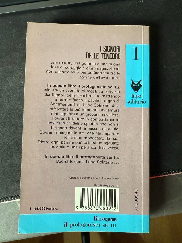 I Signori Delle Tenebre Librogame