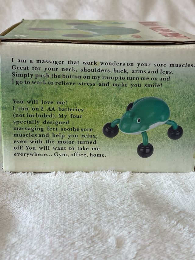 Masajeador en forma de Rana a pilas