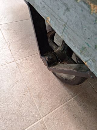 Carro industrial textil antiguo