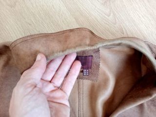 Chaqueta piel auténtica ZARA