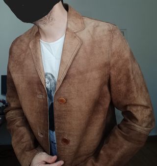 Chaqueta piel auténtica ZARA