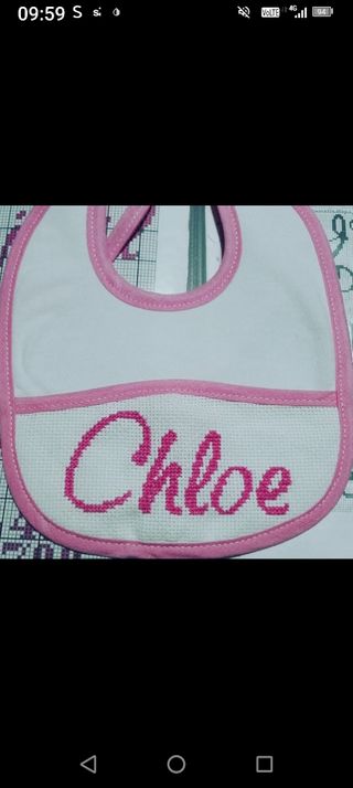 Bavaglino ricamato Chloe