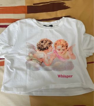 Crop top blanco ángeles