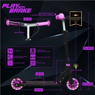 Patinete Infantil LED Plegable
