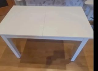 Mesa comedor extensible 120x70 a 160x 70