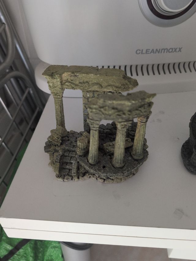 Adorno acuario: Castillo y Partenón