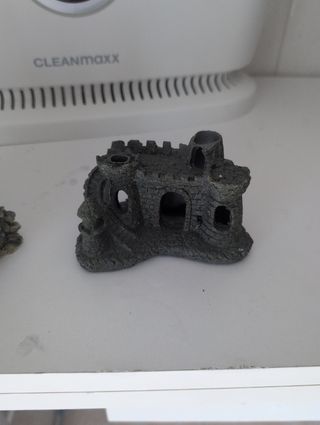 Adorno acuario: Castillo y Partenón