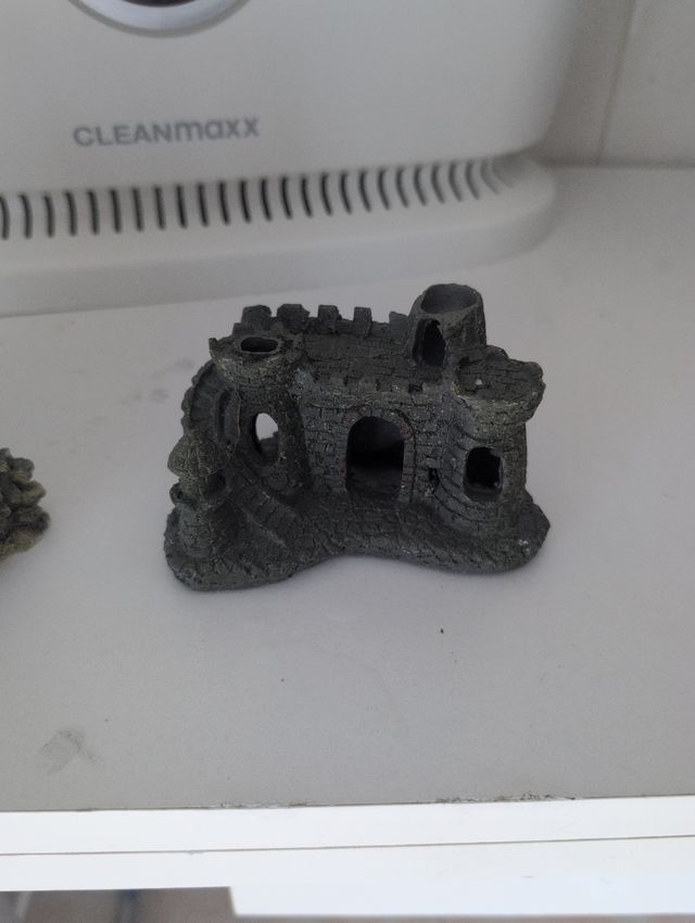 Adorno acuario: Castillo y Partenón