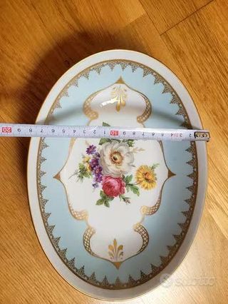 Piatto ovale Limoges, Ceramica