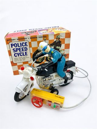 Moto Police anni '70 telecomandata