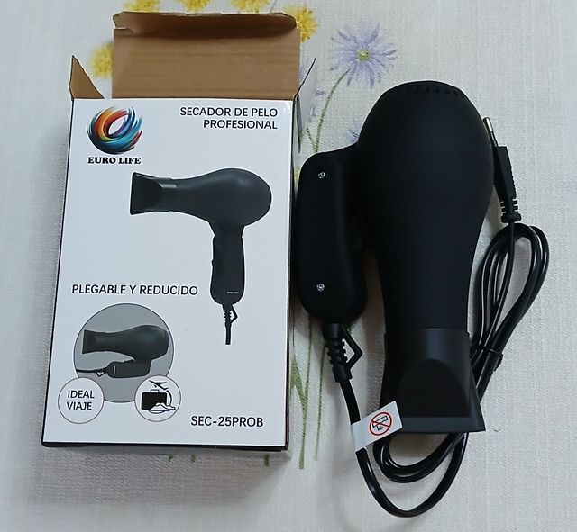 Secador Pelo Plegable EURO LIFE