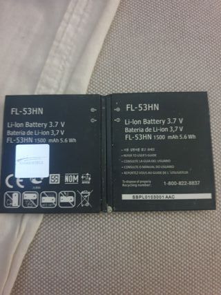 2 batterie LG FL-53HN (fl53hn)