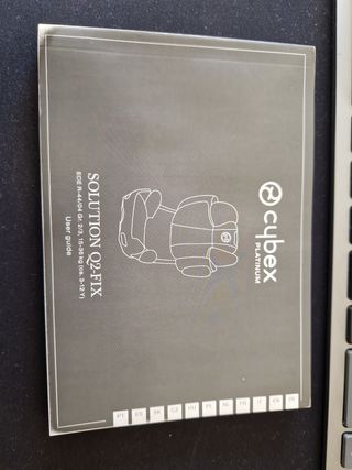 Cybex Platinum Q2 Fix isofix silla coche 