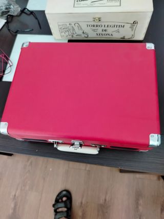 Giradiscos Crosley rojo portátil