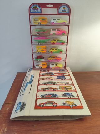 Carros Mira 1:64 - 12 6+6 miniaturas