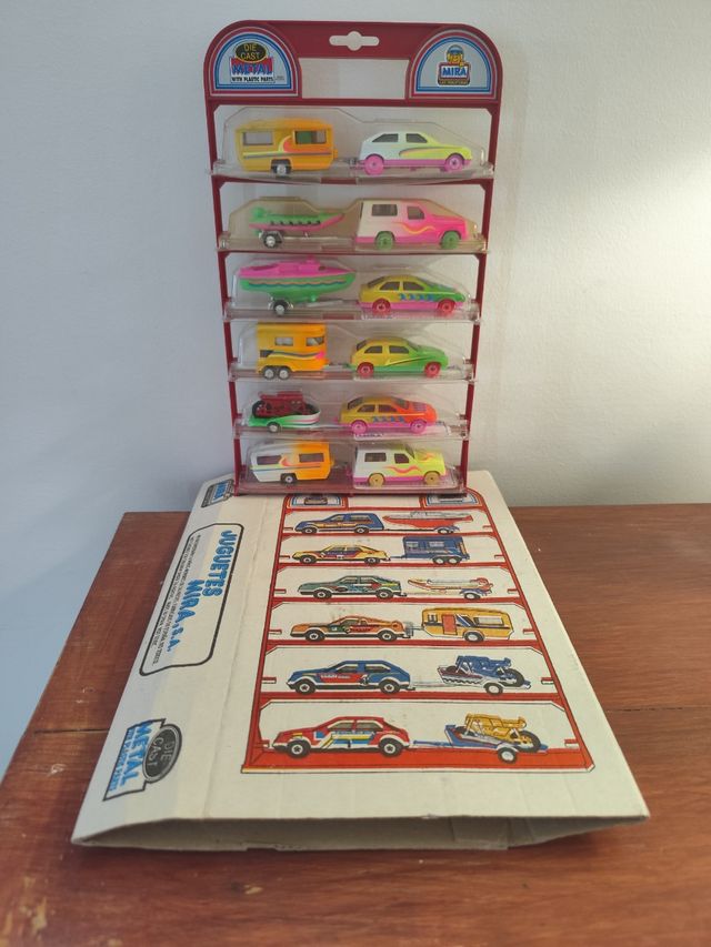 Carros Mira 1:64 - 12 6+6 miniaturas