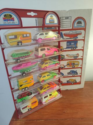 Carros Mira 1:64 - 12 6+6 miniaturas