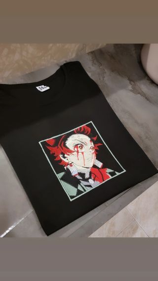 Maglietta Demon Slayer ricamata