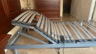 Cama articulada 105cm gris