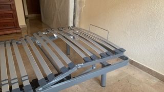 Cama articulada 105cm gris