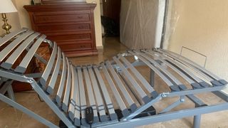 Cama articulada 105cm gris