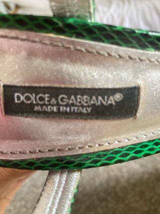 Sandali Dolce&Gabbana verdi