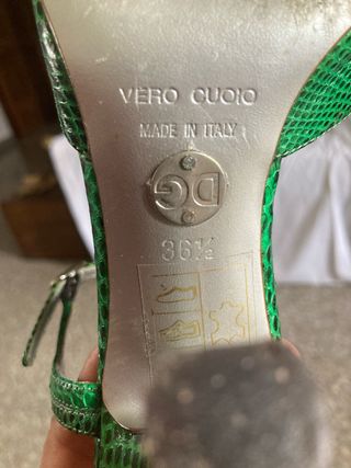 Sandali Dolce&Gabbana verdi