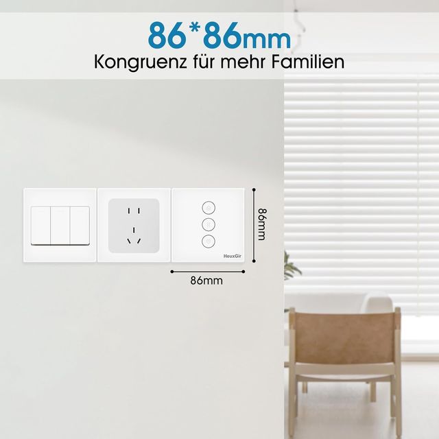 HEUXGIR interruptor persiana eléctrica .