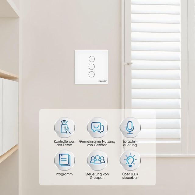 HEUXGIR interruptor persiana eléctrica .